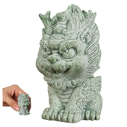 HEATSHAKING Sandstone Tea Pet Dekoration Glücksfigur für Aquarien Mehrzweck Ornamente Textur Einzigartiges Design Geschenkidee für Freunde von HEATSHAKING
