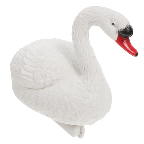 HEATSHAKING Schwimmende Schwanenfigur für Teich und Garten wasserdichte Realistische für Pools und Design für Außenbereiche von HEATSHAKING