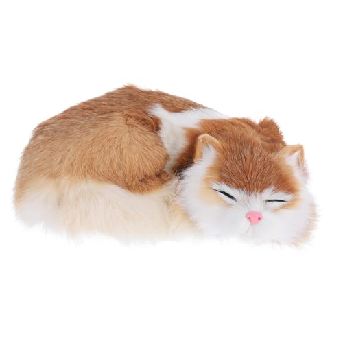 HEATSHAKING Simulation Katzenfigur Aus Synthetischem Material Lebensechte Schlafende Katze Als Dekorative Statue Für Zuhause Realistisches Plüschtier Mit Weicher Textur Für Einladende HEATSHAKING Simulation Katzenfigur Aus Synthetischem Material Lebensechte Schlafende Katze Als Dekorative Statue Für Zuhause Realistisches Plüschtier Mit Weicher Textur Für Einladende von HEATSHAKING