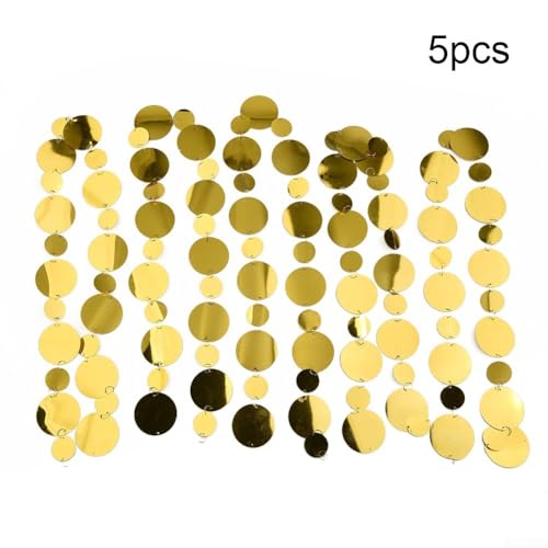 Stilvolle PVC-Paillettenvorhänge für festliche Feiern, verbessern Sie Ihr Party-Erlebnis (Gold) von HEBEOT