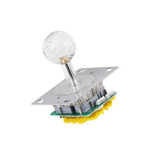 Arcade Joystick, LED-Joystick mit bunter Beleuchtung, umschaltbar, klassisches 4/8 Wege Spiel, Joystick Ball, einstellbar, Wettkampfstil, Joystick mit langem Griff für Arcade SpielekabinettJoysticks Arcade Joystick, LED-Joystick mit bunter Beleuchtung, umschaltbar, klassisches 4/8 Wege Spiel, Joystick Ball, einstellbar, Wettkampfstil, Joystick mit langem Griff für Arcade SpielekabinettJoysticks von HEEPDD