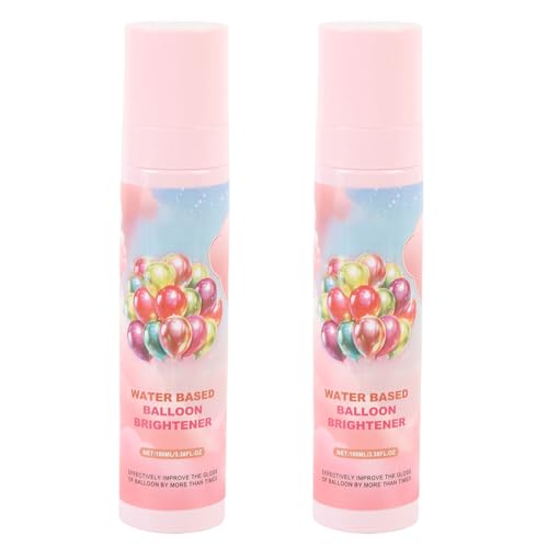 Ballon Gloss Spray, 2pcs Ballon Shine Enhancer Verbessert das Ambiente Sicher Abnehmbar mit Organischer Verbindung für Hochzeits Geburtstagsfeiertagsfeier Ballon Gloss Spray, 2pcs Ballon Shine Enhancer Verbessert das Ambiente Sicher Abnehmbar mit Organischer Verbindung für Hochzeits Geburtstagsfeiertagsfeier von HEEPDD