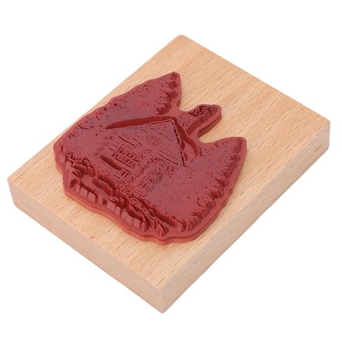 HEEPDD Holzstempel Stempel, Holzstempel Thema Scrapbooking Stempel Geeignet für Handwerksplaner Reisejournalkarte Kartenherstellung, Benutzerfreundliches Dorf Sammelalbum Kunsthandwerk Handelt von HEEPDD