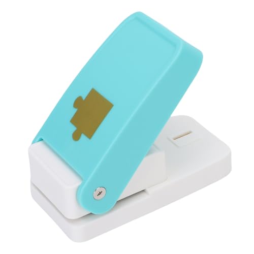 HEEPDD Puzzle -Stück -Punch Werkzeug, Punches Maschine mit Edelstahlblättern für Scrapbooking DIY Bastel Office Schulprojekte und Geschenke Puzzle Stück Punch Tool, Jigsaw Photo Cutter von HEEPDD