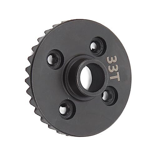 HEEPDD RC Diff Gear Hochfester RC-Ring und Ritzel aus Stahl, stabil, geräuscharm, Anti-Verformung, langlebig als Ersatz (33T/12T) von HEEPDD