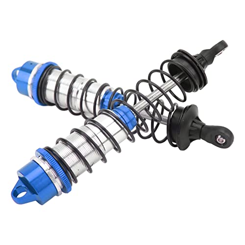 HEEPDD Stoßdämpfer für ferngesteuertes Auto, professioneller Stoßdämpfer hinten, leicht, einfach zu installieren, Aluminiumlegierung, weißes Fahren, für 1/8 RC Auto (blau) von HEEPDD