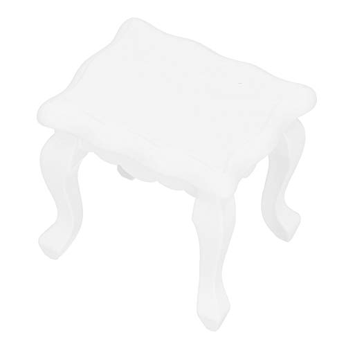 Puppenhausmöbel, 1:12 Holzpuppenhaus Miniaturmöbel Simulation Weiß Teatable Couchtisch Puppenhaus Dekoration Zubehör Puppenhausmöbel, 1:12 Holzpuppenhaus Miniaturmöbel Simulation Weiß Teatable Couchtisch Puppenhaus Dekoration Zubehör von HEEPDD