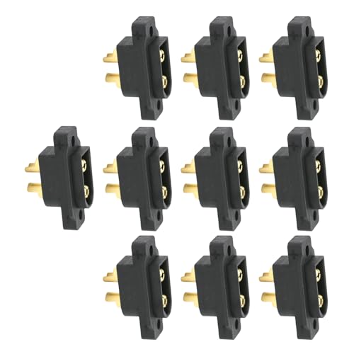 HEEZOU 10 PCS XT60EW Männliche Steckeranbeter Ideal Für Fernbedienungsdrohnen Und FPV Rennen Mit Einfacher Installation HEEZOU 10 PCS XT60EW Männliche Steckeranbeter Ideal Für Fernbedienungsdrohnen Und FPV Rennen Mit Einfacher Installation von HEEZOU
