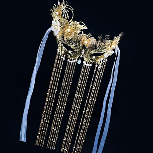 HEEZOU Elegante Quasten Gesichtsschleimmaske Anmutige Quasten Gesichtsbekleidung Für Fotografen Und Modelle In Kulturellen Umgebungen HEEZOU Elegante Quasten Gesichtsschleimmaske Anmutige Quasten Gesichtsbekleidung Für Fotografen Und Modelle In Kulturellen Umgebungen von HEEZOU