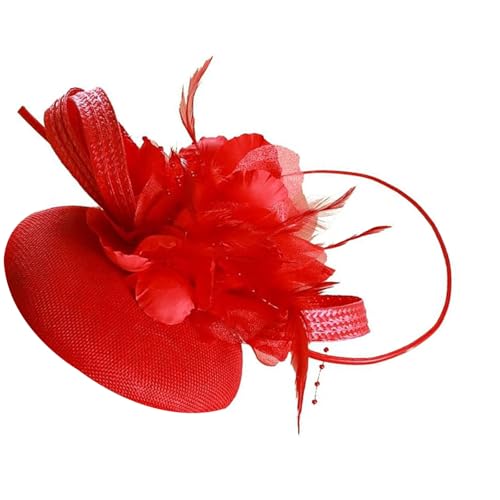 HEEZOU Federned Fascinator Hat Leichtes Und Atmungsaktives Design Kopfbedeckung Für Modische Frauen Aus Den 1920er Jahren Kostümzubehör von HEEZOU
