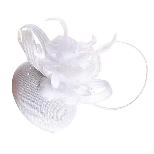 HEEZOU Federned Fascinator Hat Leichtes Und Atmungsaktives Design Kopfbedeckung Für Modische Frauen Aus Den 1920er Jahren Kostümzubehör von HEEZOU