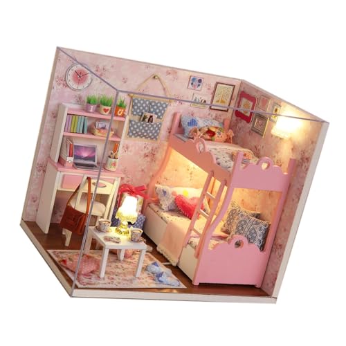 HEEZOU Handgefertigtes Holzschlafzimmer Mit LED Staubdichtungspflicht Erfordert Grundlegende Werkzeuge 3 Tage Montagezeit Weihnachten Geschenk Für Familie Und Kinder HEEZOU Handgefertigtes Holzschlafzimmer Mit LED Staubdichtungspflicht Erfordert Grundlegende Werkzeuge 3 Tage Montagezeit Weihnachten Geschenk Für Familie Und Kinder von HEEZOU