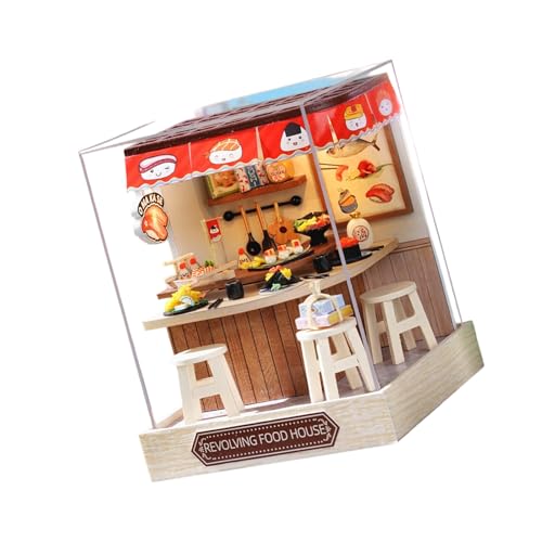 HEEZOU Hölzerne Miniaturlandschaftsgebäude Set Szenen Assembly Kits Für Hand Auf Fähigkeit Handwerk Projekt Hausmodell Home Ornament Craft Project Projection Für Erwachsene Kinder HEEZOU Hölzerne Miniaturlandschaftsgebäude Set Szenen Assembly Kits Für Hand Auf Fähigkeit Handwerk Projekt Hausmodell Home Ornament Craft Project Projection Für Erwachsene Kinder von HEEZOU