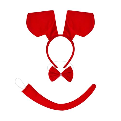 HEEZOU Hundeohr Hair Hoop Kostümzubehör Kopfbedeckung Make Up Dekorationen Requisiten Plüsch Haarthaar Band Halloween Stirnband von HEEZOU