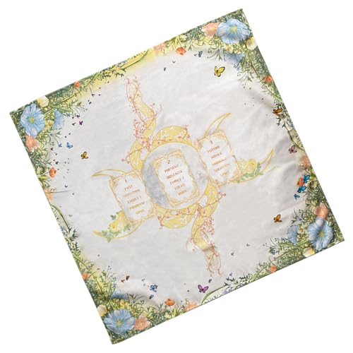 HEEZOU Kartenlesen Astrologys Tischdecke Tarots Göttliche Tischdecke Altars Stoffkennzinationen Brettspiel Accessoire von HEEZOU