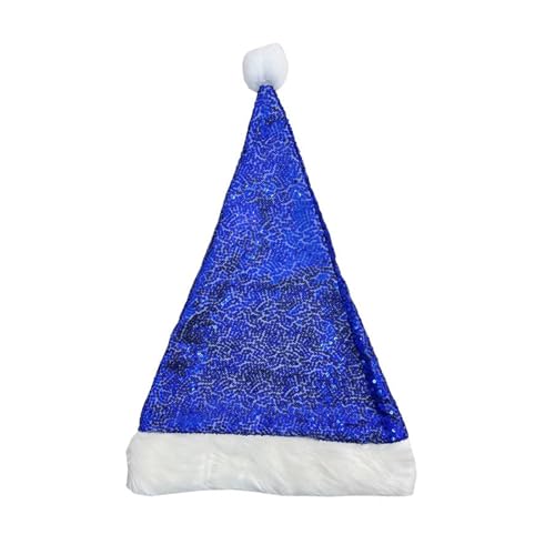 HEEZOU Pailletten Weihnachtsfeier Weihnachtsmütze Für Kinder Erwachsene Speicherte Mützen Family Geting Santa Hat Festival Requisiten Kopfstücke Kopfstücke von HEEZOU