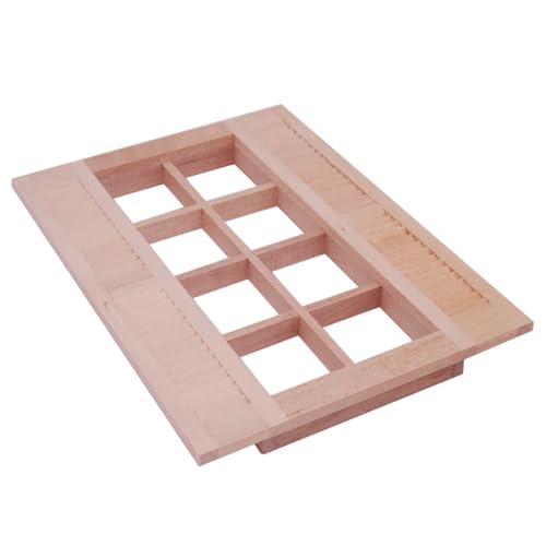 HEEZOU Realistische Miniatur Holzläden Jalousien Für Puppenhäuser Handwerksmodellprojekte 1/12 Skala Model Szene Displayzubehör HEEZOU Realistische Miniatur Holzläden Jalousien Für Puppenhäuser Handwerksmodellprojekte 1/12 Skala Model Szene Displayzubehör von HEEZOU