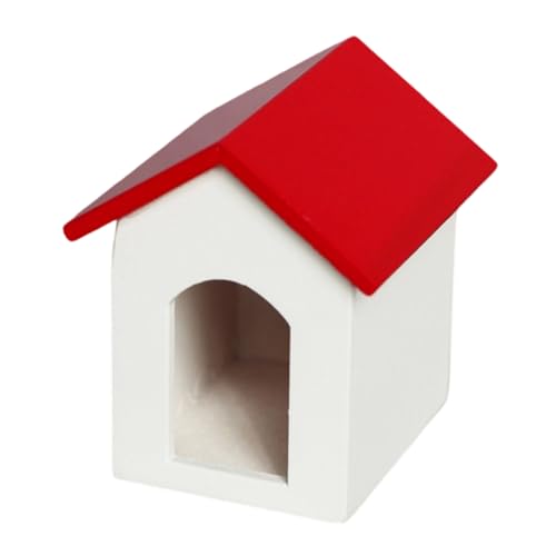 Hölzerne Miniaturhundhaus 1/12 Skala Pet House Dollhouses Möbelzubehör Für Gartenszene Display Accessoire Hölzerne Miniaturhundhaus 1/12 Skala Pet House Dollhouses Möbelzubehör Für Gartenszene Display Accessoire von HEEZOU