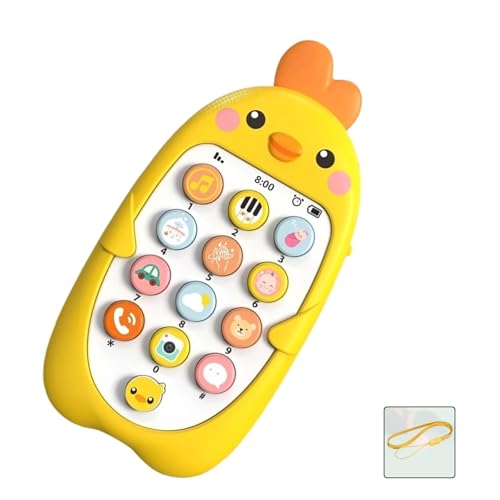 Interaktives Lernmusikspielzeug Für Kleinkind Mit Presseberührung Und Mehrfacher Musikmodus ABS Telefon Für Kinder Baby Telefon Mit Musik von HEEZOU