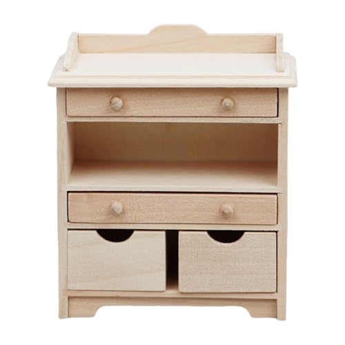 Miniatur Unbemaltes Holzkabinett Für Puppenhäuser Zubehör 1:12 Maßnahme Modell Europäisches Display Holzpuppenhäuser Möbel Set Miniatur Unbemaltes Holzkabinett Für Puppenhäuser Zubehör 1:12 Maßnahme Modell Europäisches Display Holzpuppenhäuser Möbel Set von HEEZOU
