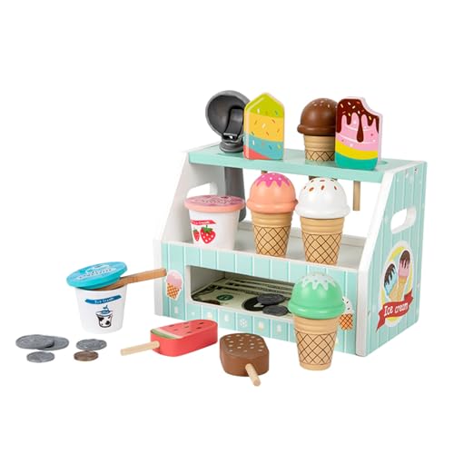 Pädagogisches Holz Eismodell Spielset Entwickelt Kommunikationsfähigkeiten Kreativ Spielen Holz So Tun Um Eisdiele Spielzeug Zu Spielen Pädagogisches Holz Eismodell Spielset Entwickelt Kommunikationsfähigkeiten Kreativ Spielen Holz So Tun Um Eisdiele Spielzeug Zu Spielen von HEEZOU