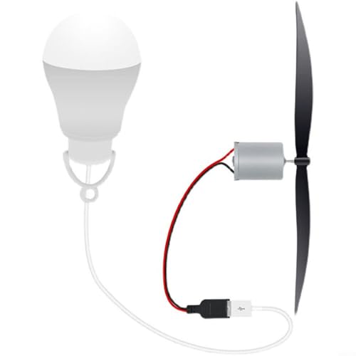 HEIBTENY Windräder, Wind Strom Generator Mini Generator, Windkraftanlage DIY Lehrmodell Mikrogenerator + Windpropeller + USB-Glühbirne HEIBTENY Windräder, Wind Strom Generator Mini Generator, Windkraftanlage DIY Lehrmodell Mikrogenerator + Windpropeller + USB-Glühbirne von HEIBTENY