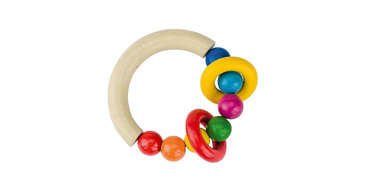 Greifling halbrund mit Perlen und 2 Ringen von HEIMESS