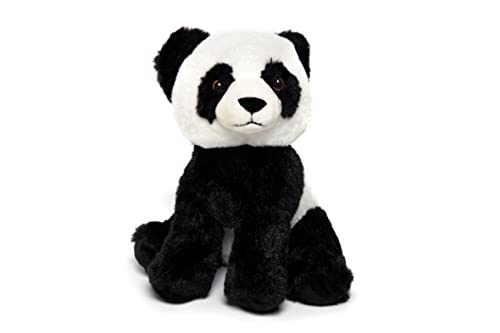 HEITMANN DECO - PET Plüschtier Panda - schwarz/weiß - 25cm - Nachhaltig - aus 100% Recyclingmaterial von HEITMANN DECO