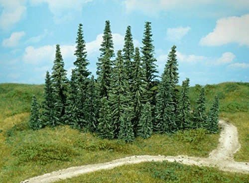 HEKI 2232 Kiefernbäume, 24 Stück, Höhe: 15 cm, Mehrfarbig von HEKI