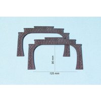 HEKI 3126 H0 Tunnelportale zweigleisig, 2 Stück von HEKI