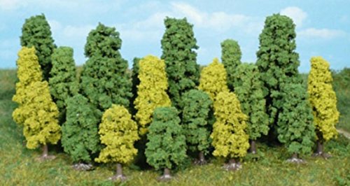 Heki 1318 Laubbäume, 20 Stück, Höhe 8 cm, Mehrfarbig von HEKI