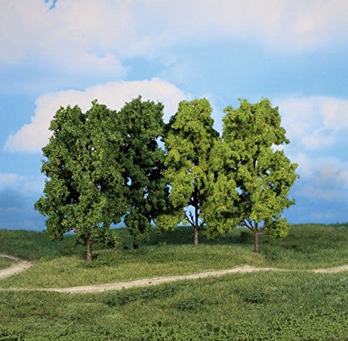Heki 1994 Blätterbäume, 4 Stück, Höhe 18 cm, Mehrfarbig von HEKI