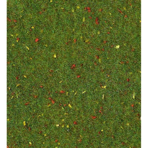 Heki 30801 Wiesen-Grasmatten Blumenwiese 2 Stück, Größe: 40 x 24 x 0,3 cm, Mehrfarbig, M von HEKI