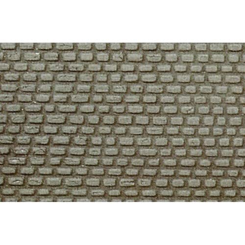 Heki 72302 Kopfsteinpflaster 0/1/H0, 40 x 20 cm, 2 Stück, Größe 40 x 20 cm, Mehrfarbig von HEKI