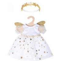 HELESS 1152 Puppen-Kleid Schutzengel mit Sternen-Haarband, Gr. 28-35 cm von HELESS