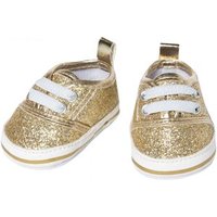 HELESS 146 Puppen-Glitzer-Sneakers, gold, Gr. 38-45 cm HELESS 146 Puppen-Glitzer-Sneakers, gold, Gr. 38-45 cm von HELESS