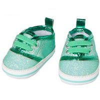 HELESS 149 Puppen-Glitzer-Sneakers, mint, Größe 38-45 cm HELESS 149 Puppen-Glitzer-Sneakers, mint, Größe 38-45 cm von HELESS
