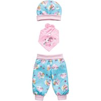 HELESS 2080 Puppen-Baby-Outfit "Einhorn Emil & Fee Emma", 3-teilig, Gr. 35-45 cm von HELESS