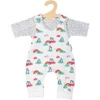 HELESS 2185 Puppen-Strampler mit T-Shirt Pinguin Pünktchen, Größe 35-45 cm von HELESS