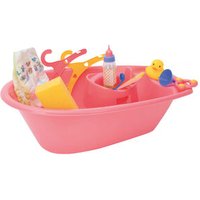 HELESS 713 Puppen-Badewannenset mit viel Zubehör von HELESS