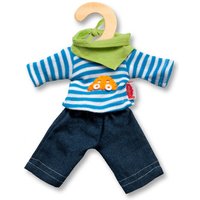 HELESS 9315 Puppen-Jeans mit Streifenshirt, mini, Gr. 20-25 cm von HELESS