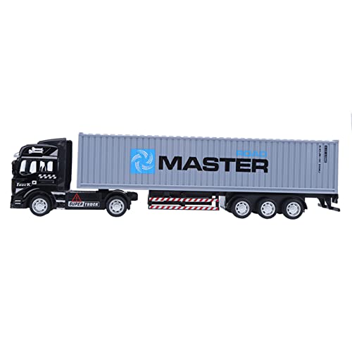 1:48 Legierung Container LKW Modell Spielzeug Hochsimulation Auto Spielzeug Fahrzeug (Container-LKW) von HELEVIA