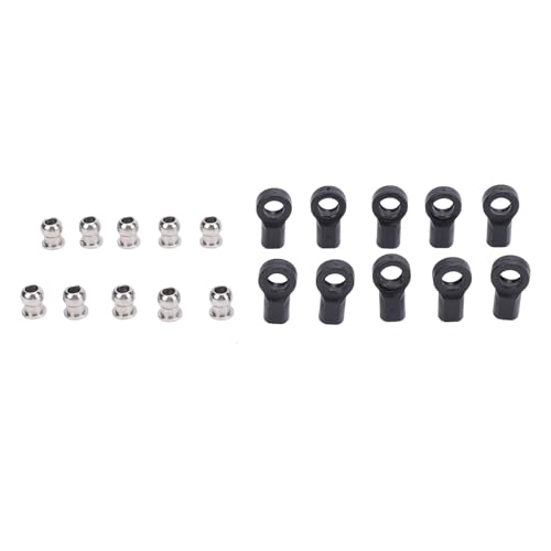 HELEVIA 10PCS RC Link Stange Enden M3 Spurstangenkopf Ball Kopf Halter Link 1/10 Crawler Enden Verknüpfung für Axial SCX10 I II III HELEVIA 10PCS RC Link Stange Enden M3 Spurstangenkopf Ball Kopf Halter Link 1/10 Crawler Enden Verknüpfung für Axial SCX10 I II III von HELEVIA