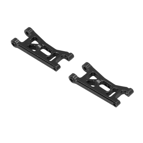 HELEVIA 2pcs Vordere Untere Suspensionsarme, Legierung RC Front Unterarmersatz für 1/24 RC -Auto -Upgrade -Teile (Schwarz) von HELEVIA