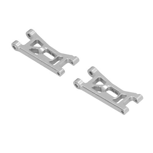 HELEVIA 2pcs Vordere Untere Suspensionsarme, Legierung RC Front Unterarmersatz für 1/24 RC -Auto -Upgrade -Teile (Silber) von HELEVIA
