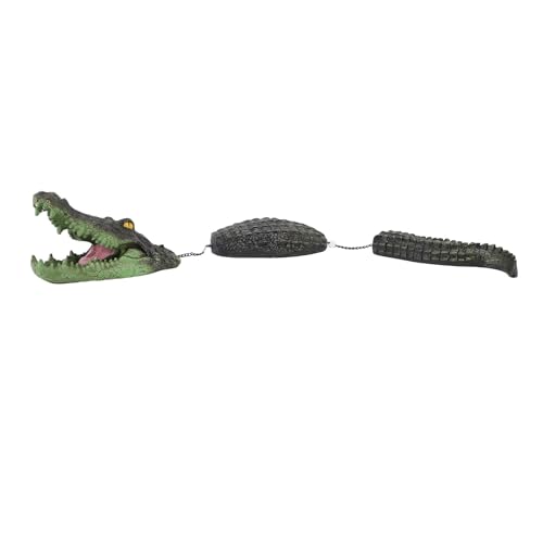 HELEVIA 3 Segment Floating Alligator Decoy Floating Artificial Alligator Pool Statue für Teich Im Freien Im Freien Yard Dekoration HELEVIA 3 Segment Floating Alligator Decoy Floating Artificial Alligator Pool Statue für Teich Im Freien Im Freien Yard Dekoration von HELEVIA