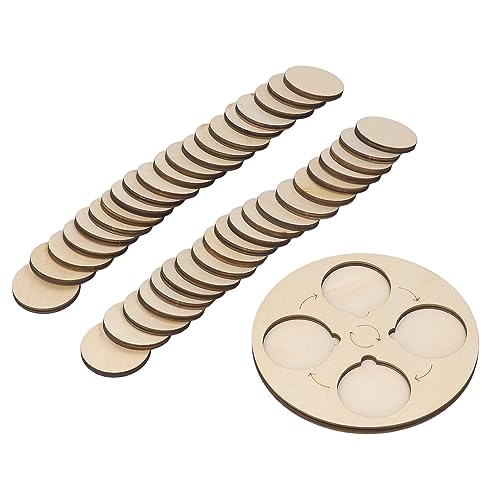 HELEVIA Holzzyklusspielzeug, Montessori Lebenszyklusschale, Lebenszyklus -Puzzle -Kit, Frühe Bildungsunterrichtshilfen Holz -Puzzles Interaktives Spielzeug für Kinder von HELEVIA