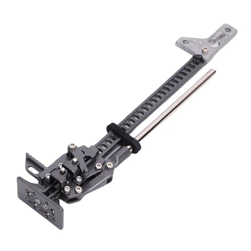 HELEVIA RC -Auto Slidable Jack 1/10 Skala Aluminiumlegierung Drop Proof RC Crawler Car Hebebuch, Kompatibilität und Portabilität für Offroad -Abenteuer (Ti Farbe) von HELEVIA
