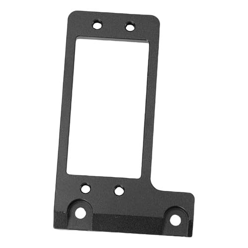 HELEVIA RC Car Heck -Servo -Sitzplatz Ersatz für VP Capra F9 Portalachse 1/10 Aluminiumlegierung RC Car Servo Mount Bracket (Schwarz) von HELEVIA