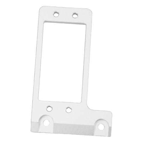 HELEVIA RC Car Heck -Servo -Sitzplatz Ersatz für VP Capra F9 Portalachse 1/10 Aluminiumlegierung RC Car Servo Mount Bracket (Silber) von HELEVIA
